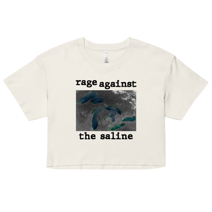 Great Lakes 'Rage Against the Saline' Relaxed Crop Top