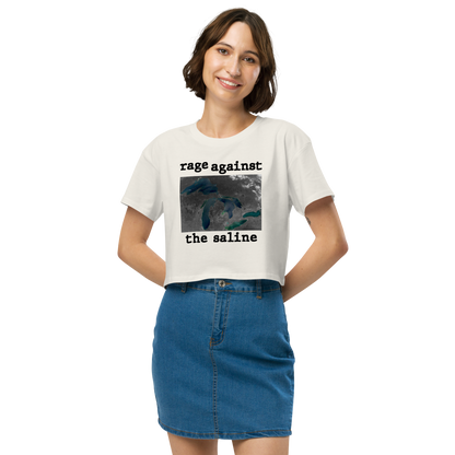 Great Lakes 'Rage Against the Saline' Relaxed Crop Top