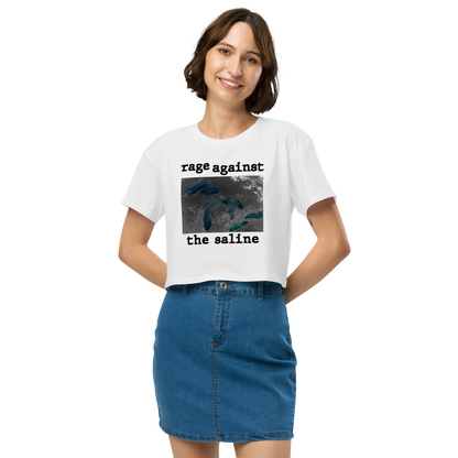 Great Lakes 'Rage Against the Saline' Relaxed Crop Top