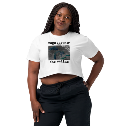 Great Lakes 'Rage Against the Saline' Relaxed Crop Top