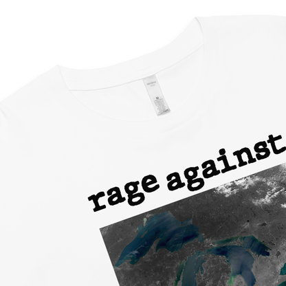 Great Lakes 'Rage Against the Saline' Relaxed Crop Top