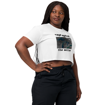 Great Lakes 'Rage Against the Saline' Relaxed Crop Top