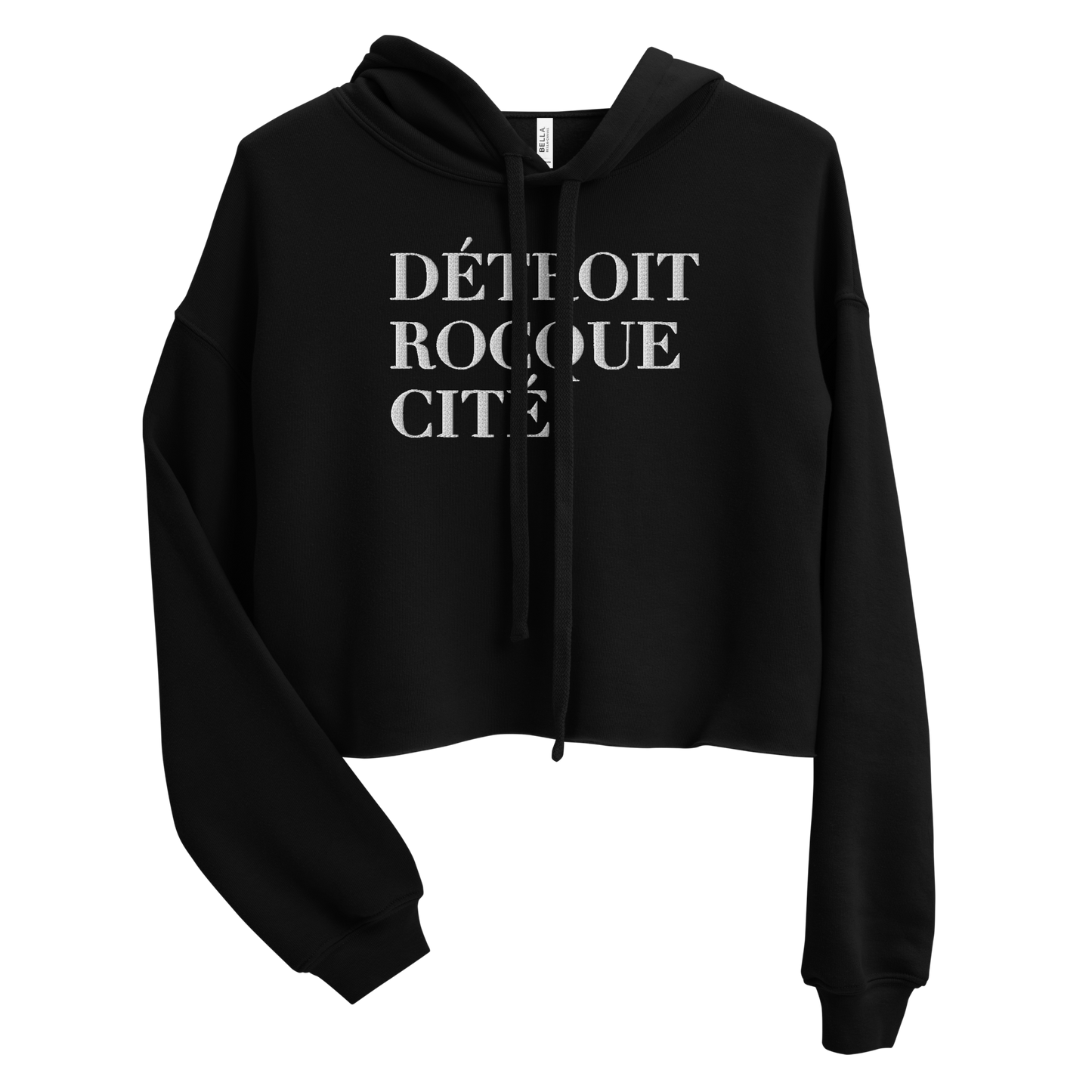 'Détroit Rocque Cité' Hoodie | Cropped Premium