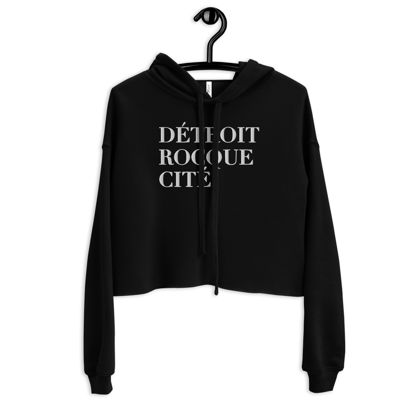 'Détroit Rocque Cité' Hoodie | Cropped Premium