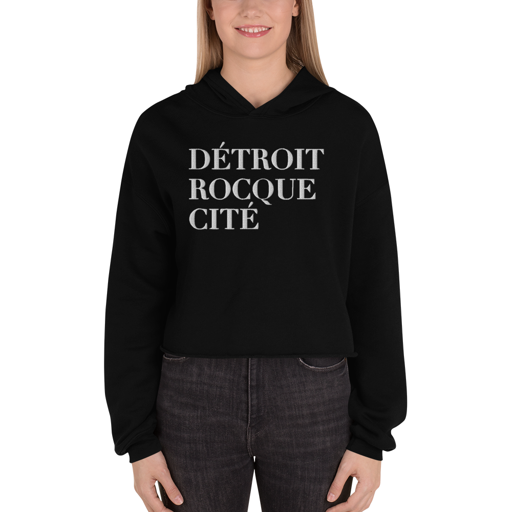 'Détroit Rocque Cité' Hoodie | Cropped Premium