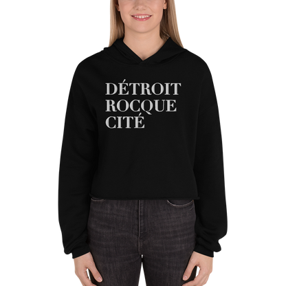 'Détroit Rocque Cité' Hoodie | Cropped Premium