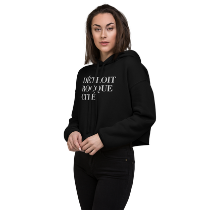 'Détroit Rocque Cité' Hoodie | Cropped Premium