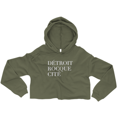 'Détroit Rocque Cité' Hoodie | Cropped Premium