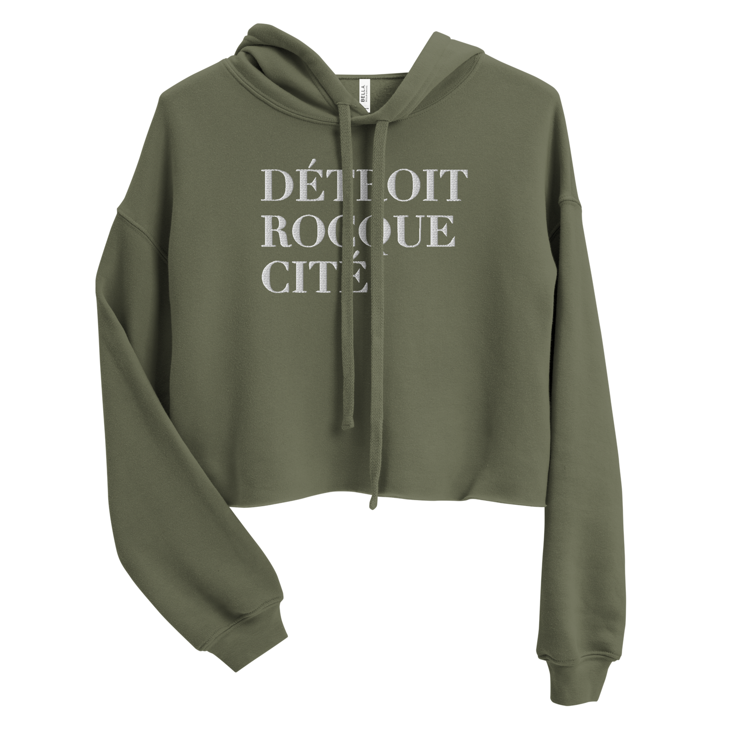 'Détroit Rocque Cité' Hoodie | Cropped Premium