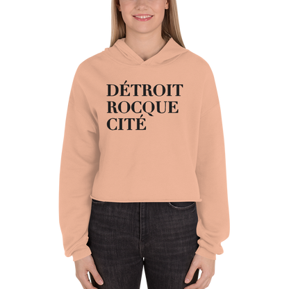 'Détroit Rocque Cité' Hoodie | Cropped Premium