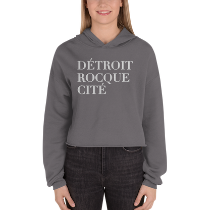 'Détroit Rocque Cité' Hoodie | Cropped Premium