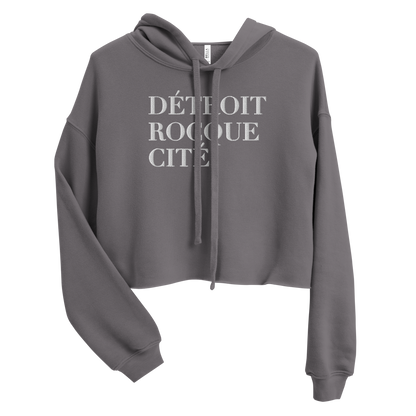 'Détroit Rocque Cité' Hoodie | Cropped Premium