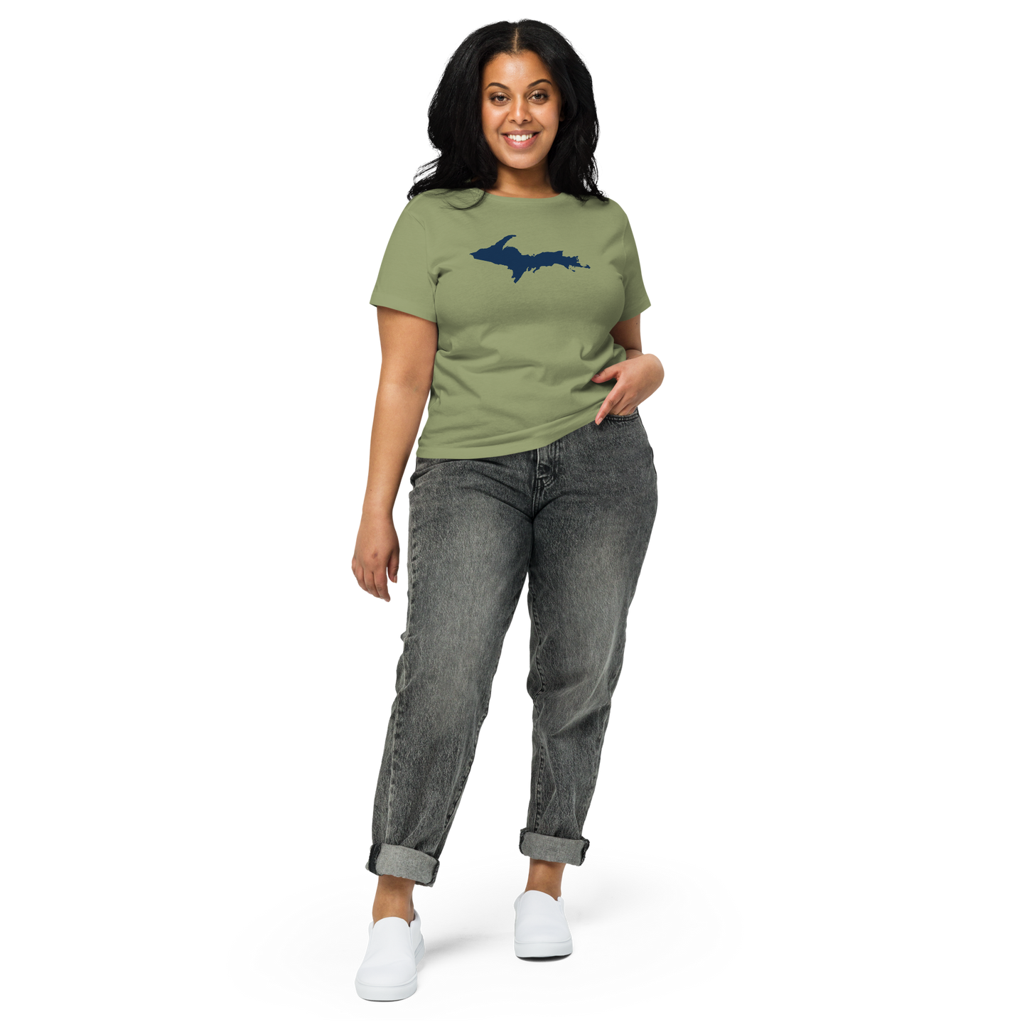 Michigan Upper Peninsula T-Shirt | Women's High-Waisted