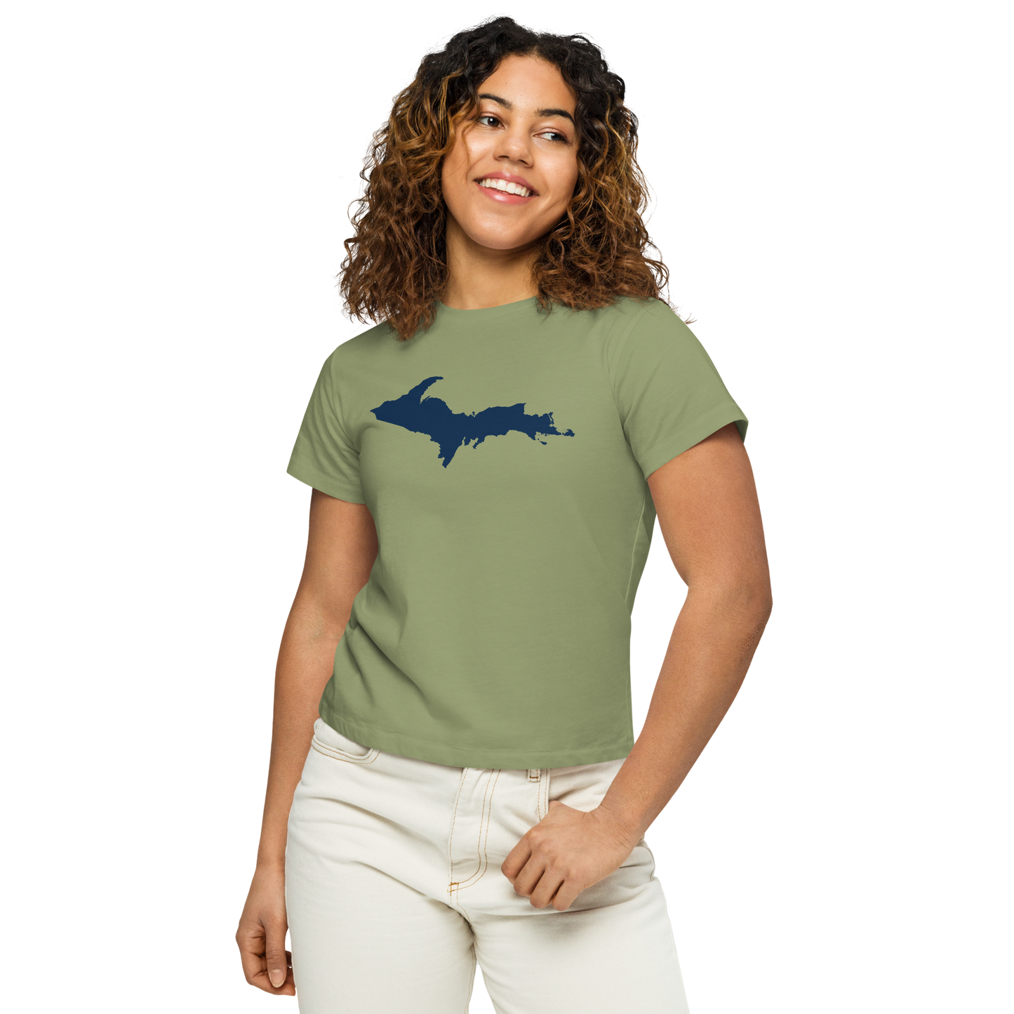 Michigan Upper Peninsula T-Shirt | Women's High-Waisted