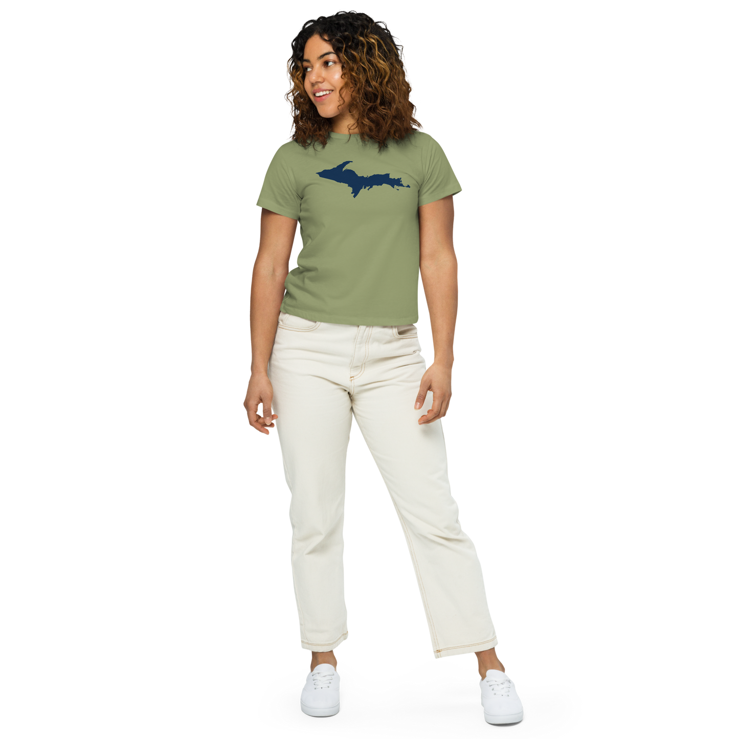 Michigan Upper Peninsula T-Shirt | Women's High-Waisted