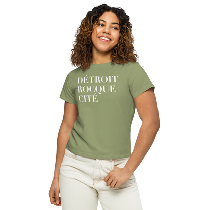 'Détroit Rocque Cité' T-Shirt | Women's High-Waisted