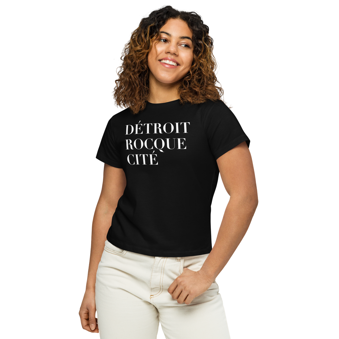 'Détroit Rocque Cité' T-Shirt | Women's High-Waisted