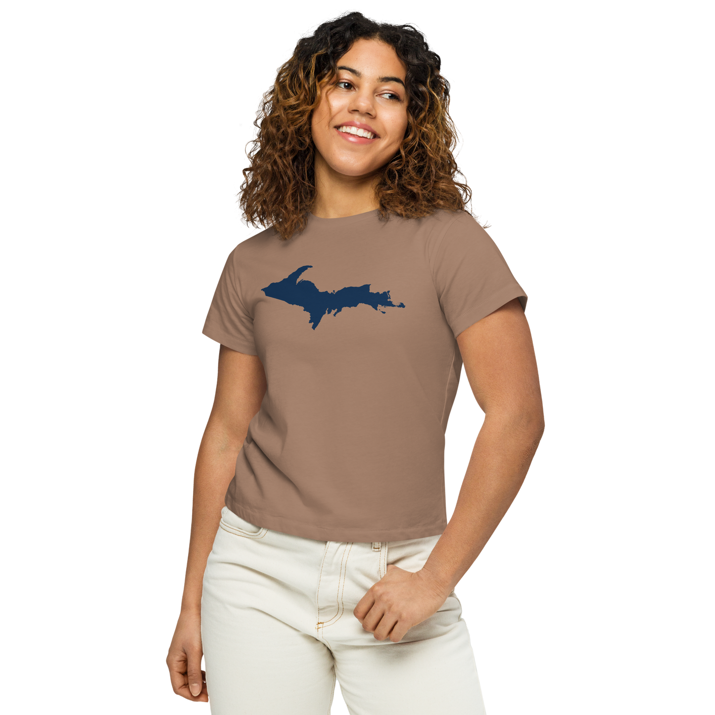 Michigan Upper Peninsula T-Shirt | Women's High-Waisted