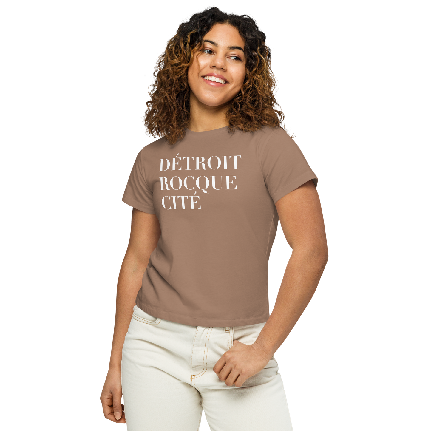 'Détroit Rocque Cité' T-Shirt | Women's High-Waisted