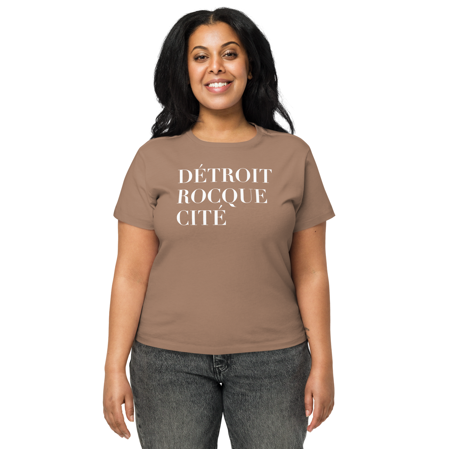 'Détroit Rocque Cité' T-Shirt | Women's High-Waisted