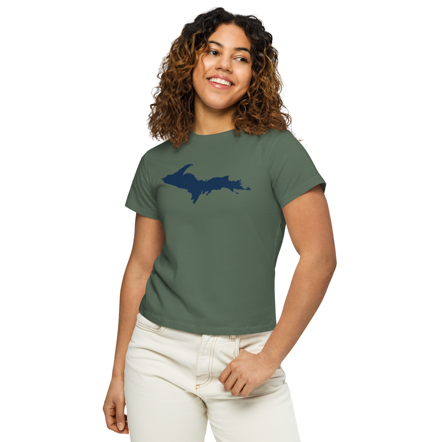 Michigan Upper Peninsula T-Shirt | Women's High-Waisted