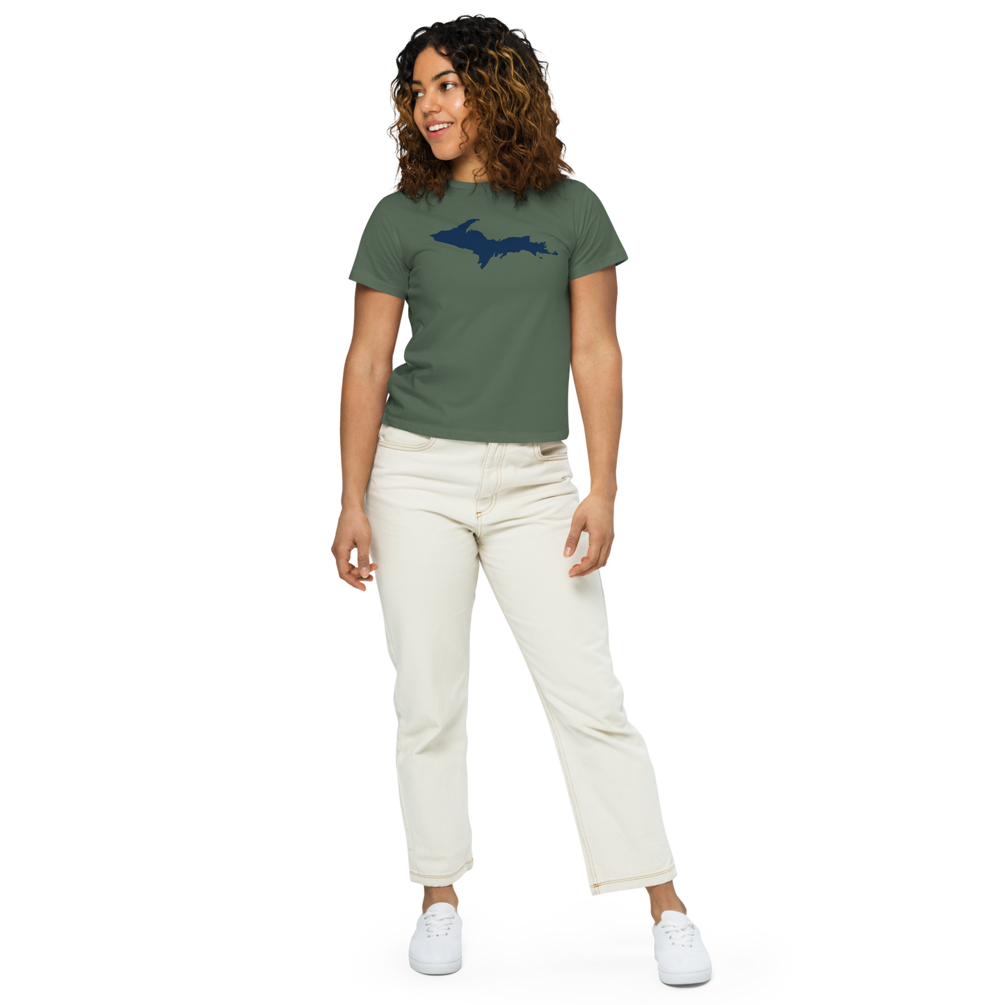 Michigan Upper Peninsula T-Shirt | Women's High-Waisted