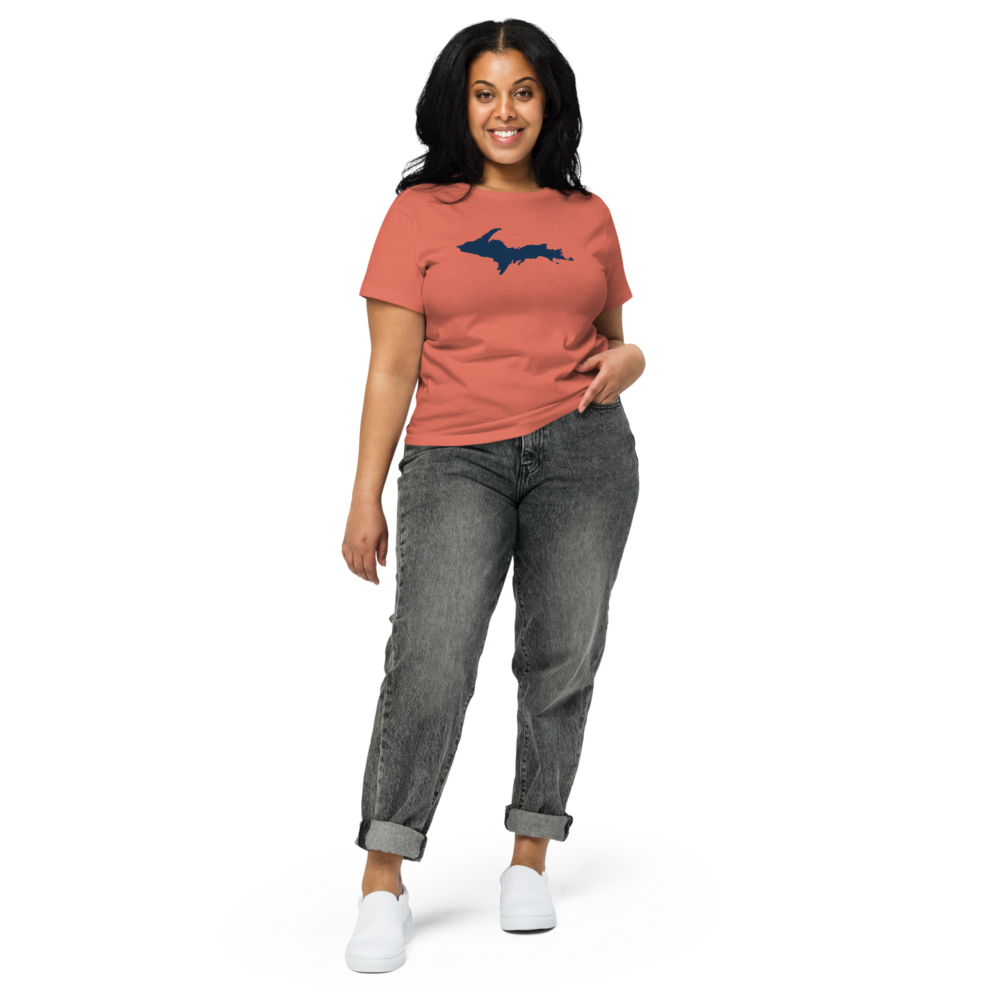 Michigan Upper Peninsula T-Shirt | Women's High-Waisted