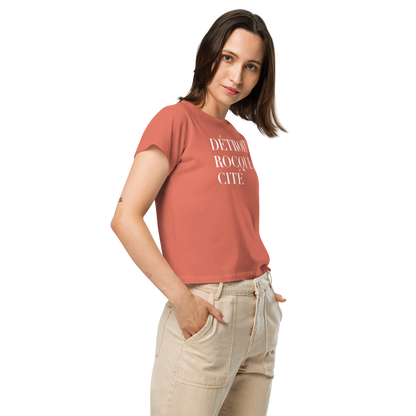 'Détroit Rocque Cité' T-Shirt | Women's High-Waisted