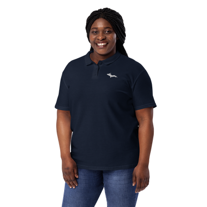 Michigan Upper Peninsula Polo Shirt (w/ UP Outline) | Women’s Pique