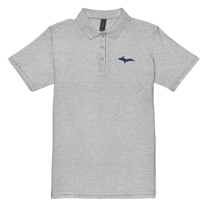 Michigan Upper Peninsula Polo Shirt (w/ UP Outline) | Women’s Pique