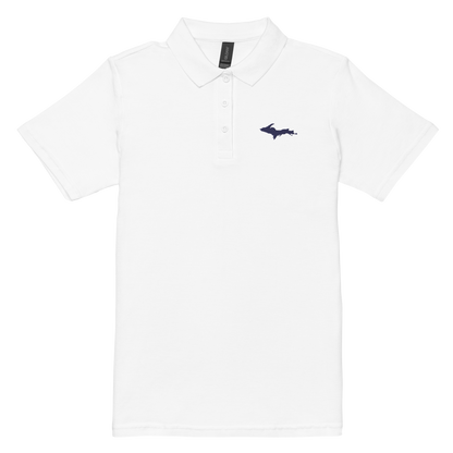 Michigan Upper Peninsula Polo Shirt (w/ UP Outline) | Women’s Pique