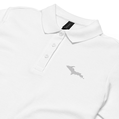 Michigan Upper Peninsula Polo Shirt (w/ UP Outline) | Women’s Pique