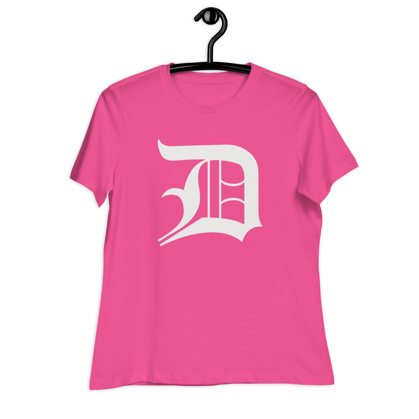 Detroit 'Old English D' T-Shirt | Women's Relaxed Fit