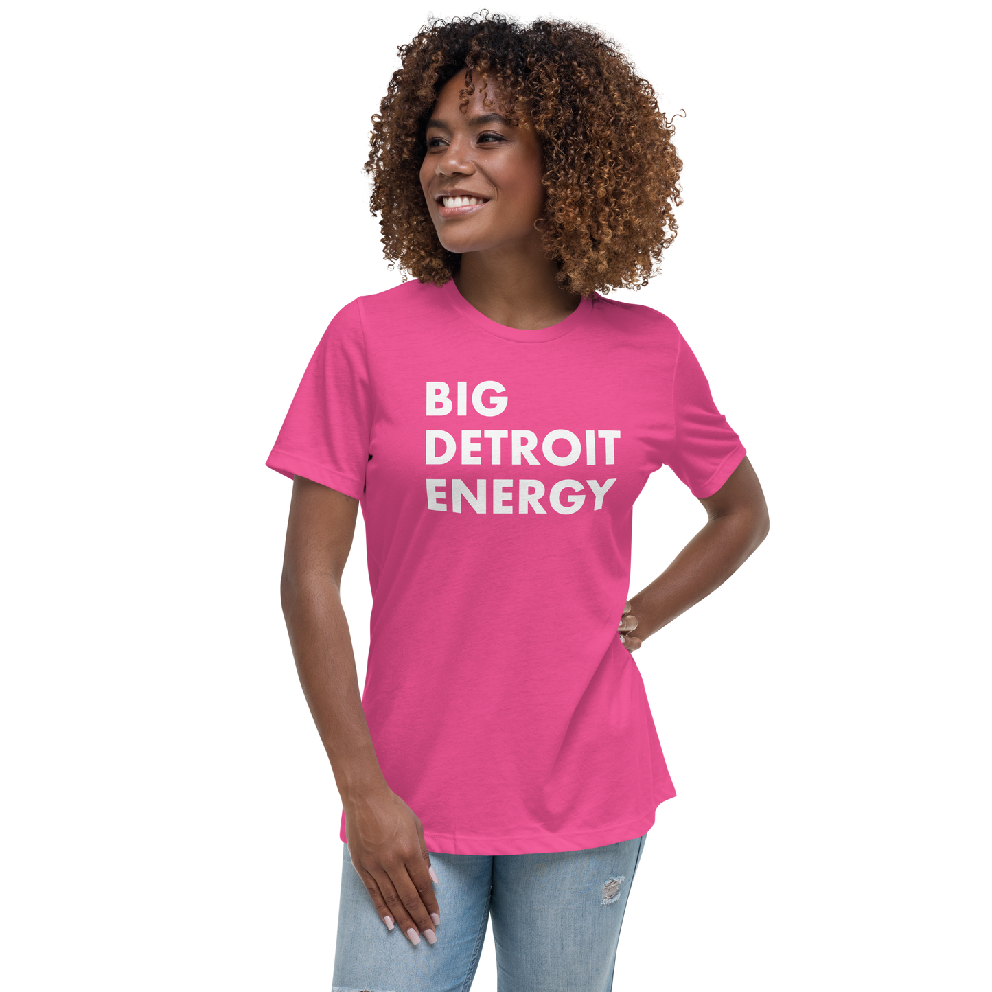 'Big Detroit Energy' T-Shirt | Women's Relaxed Fit