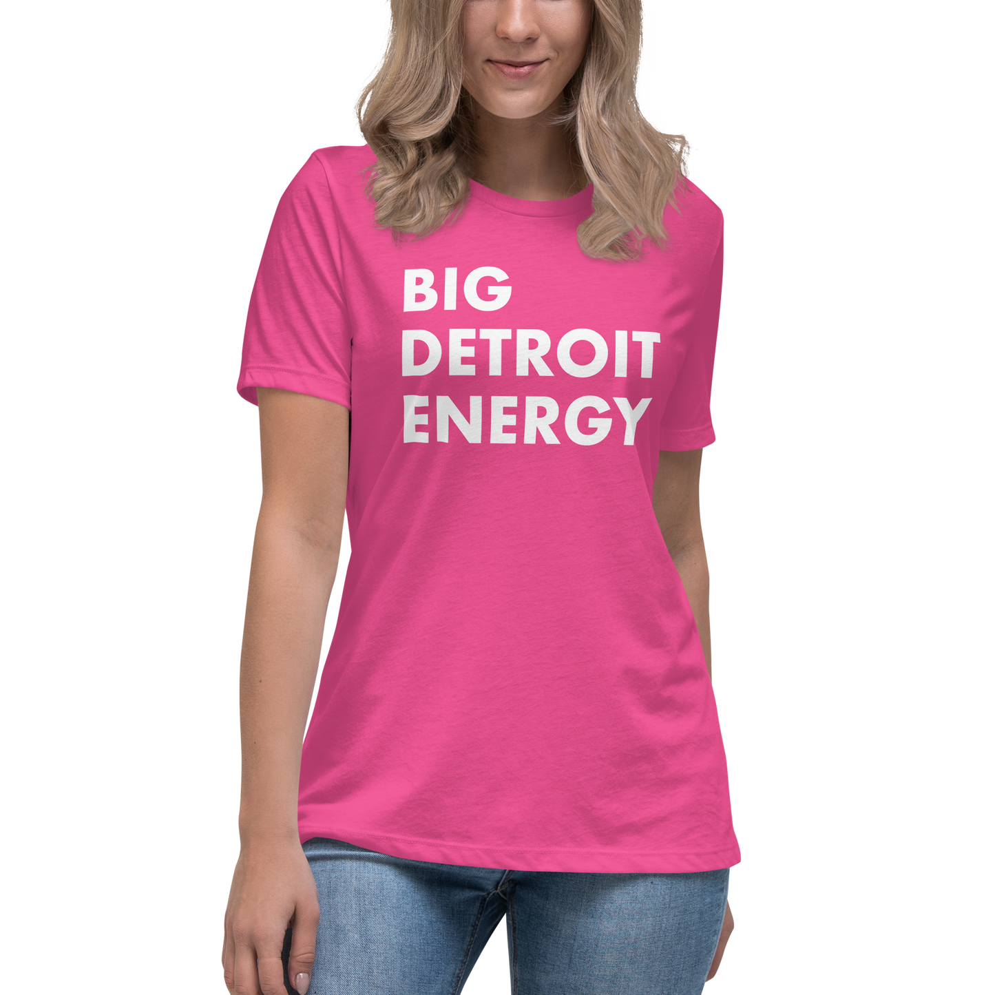 'Big Detroit Energy' T-Shirt | Women's Relaxed Fit