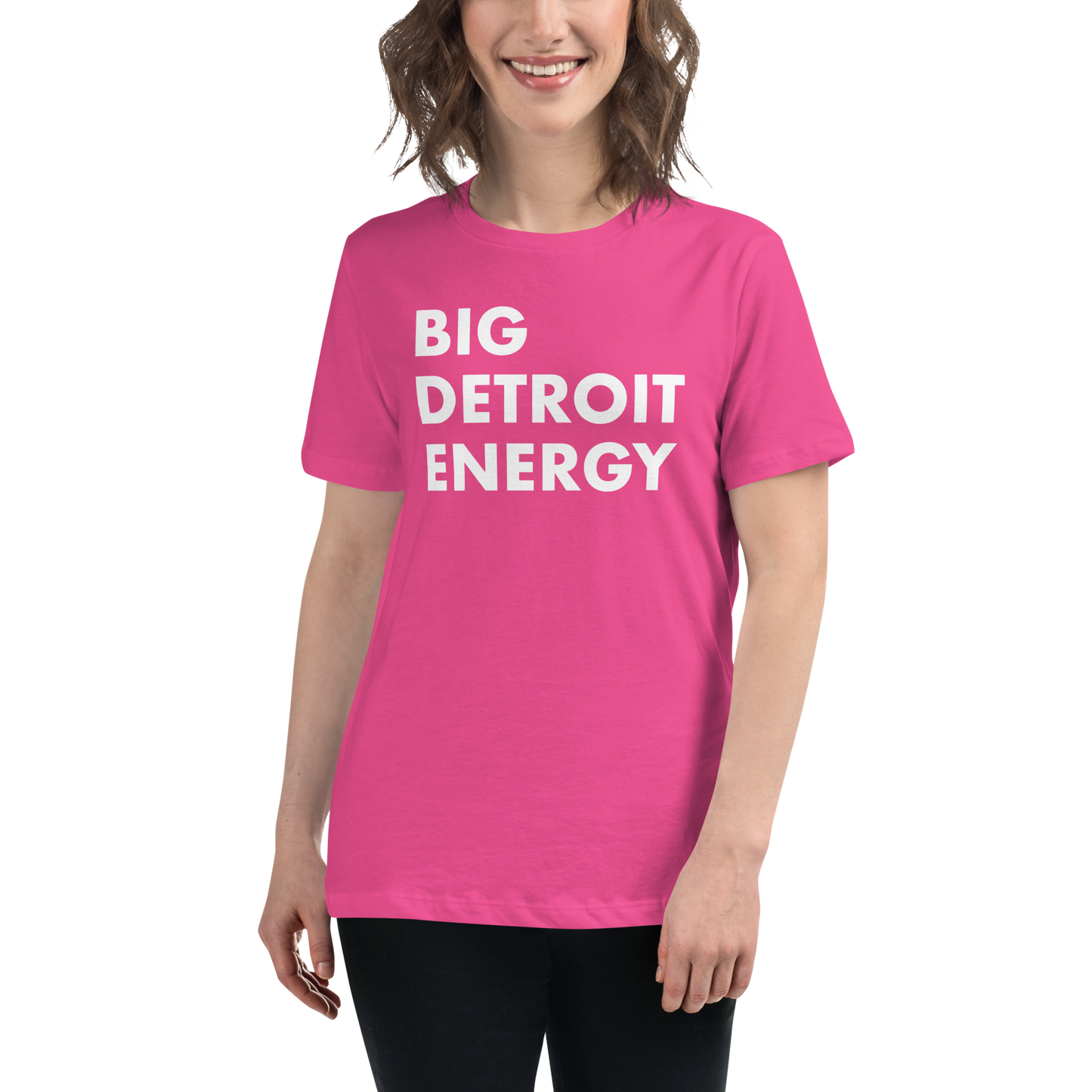 'Big Detroit Energy' T-Shirt | Women's Relaxed Fit