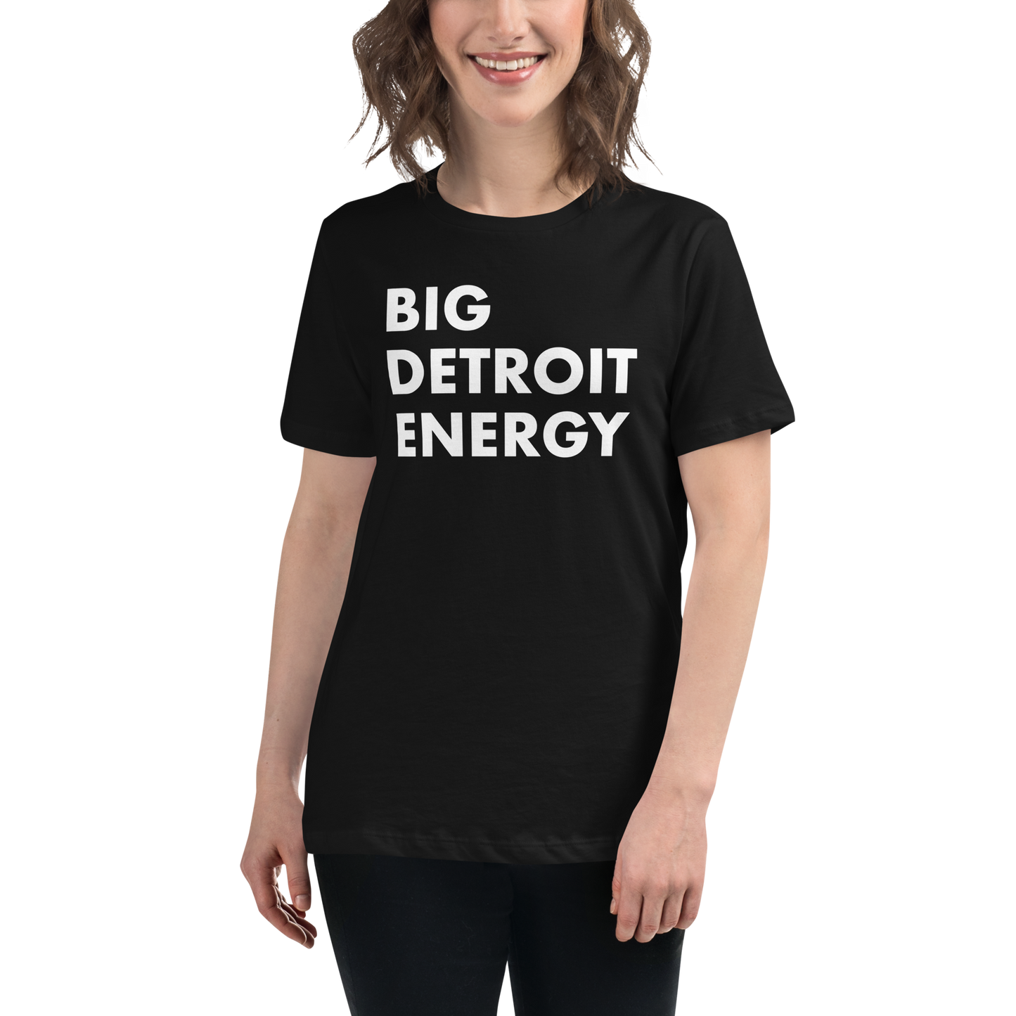 'Big Detroit Energy' T-Shirt | Women's Relaxed Fit