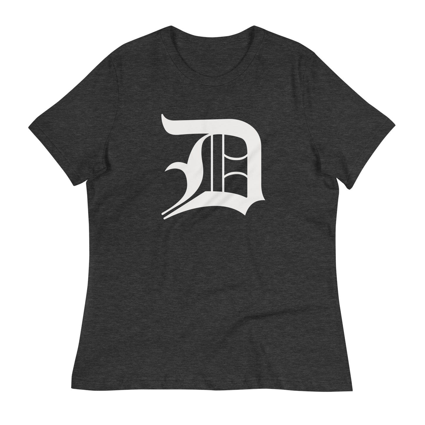 Detroit 'Old English D' T-Shirt | Women's Relaxed Fit