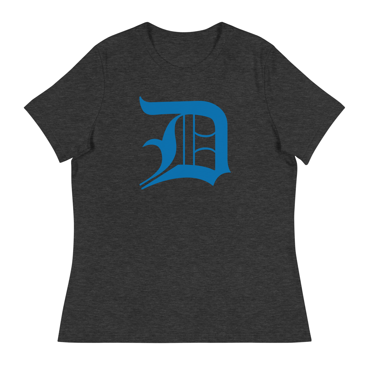 Detroit 'Old English D' T-Shirt (Azure) | Women's Relaxed Fit