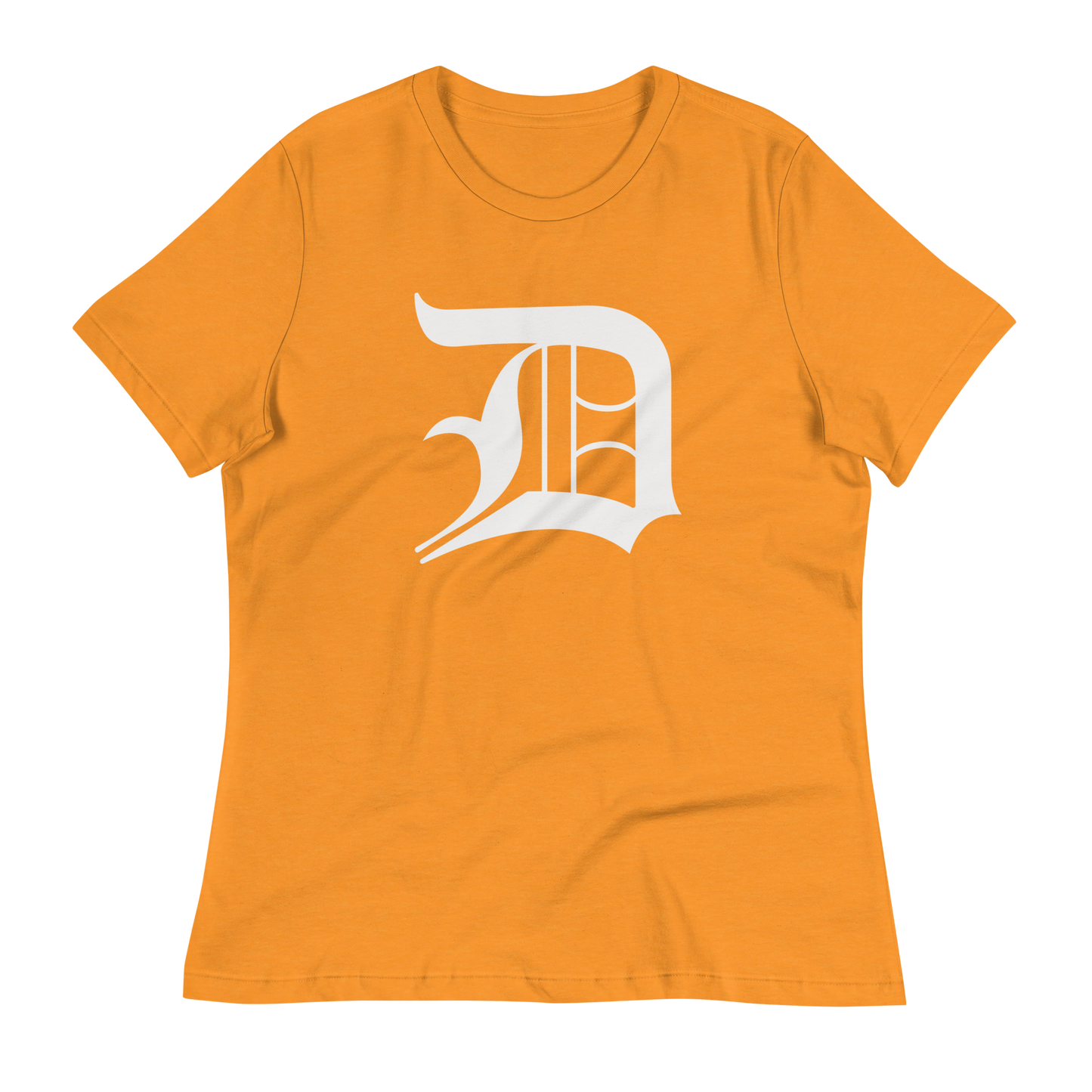 Detroit 'Old English D' T-Shirt | Women's Relaxed Fit