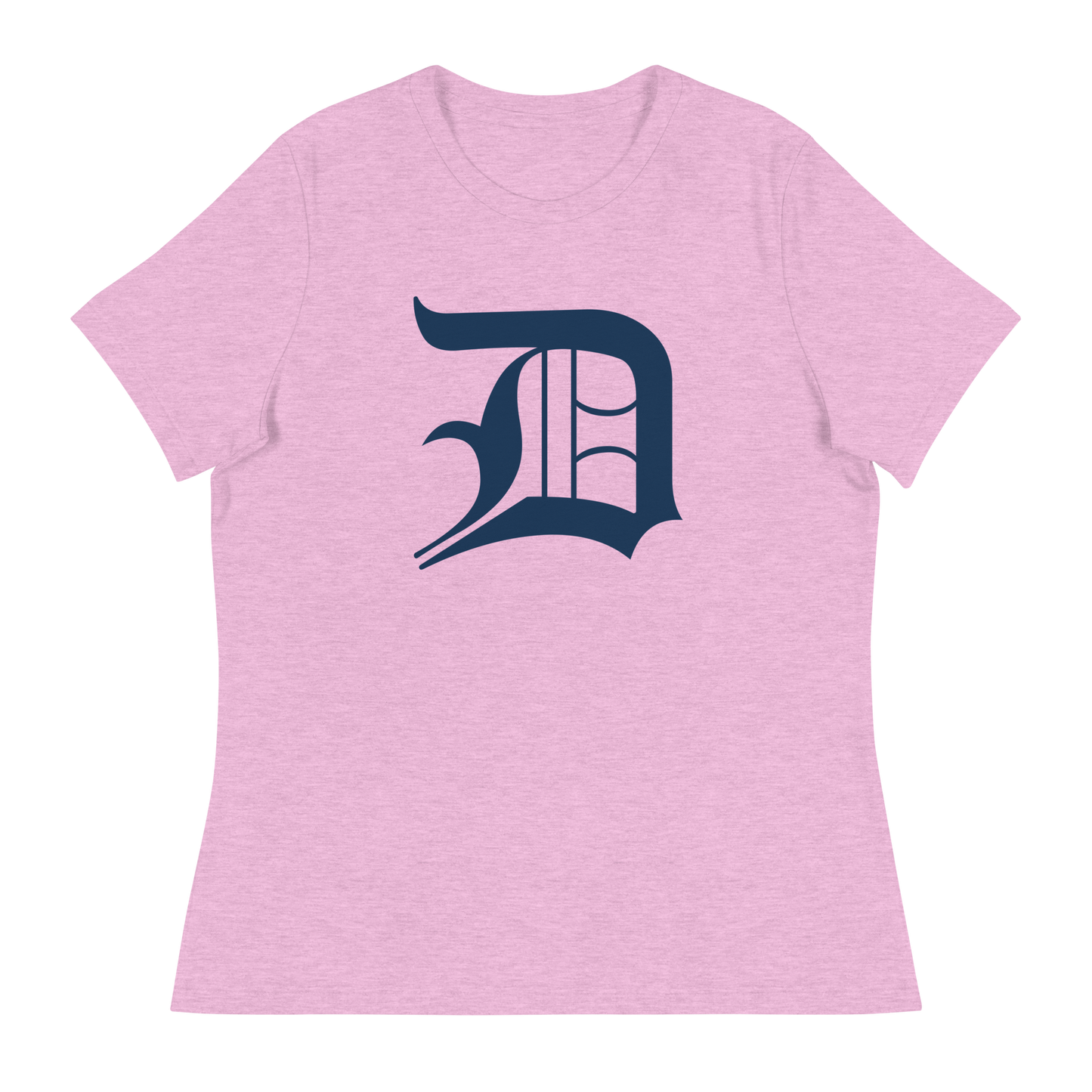 Detroit 'Old English D' T-Shirt | Women's Relaxed Fit