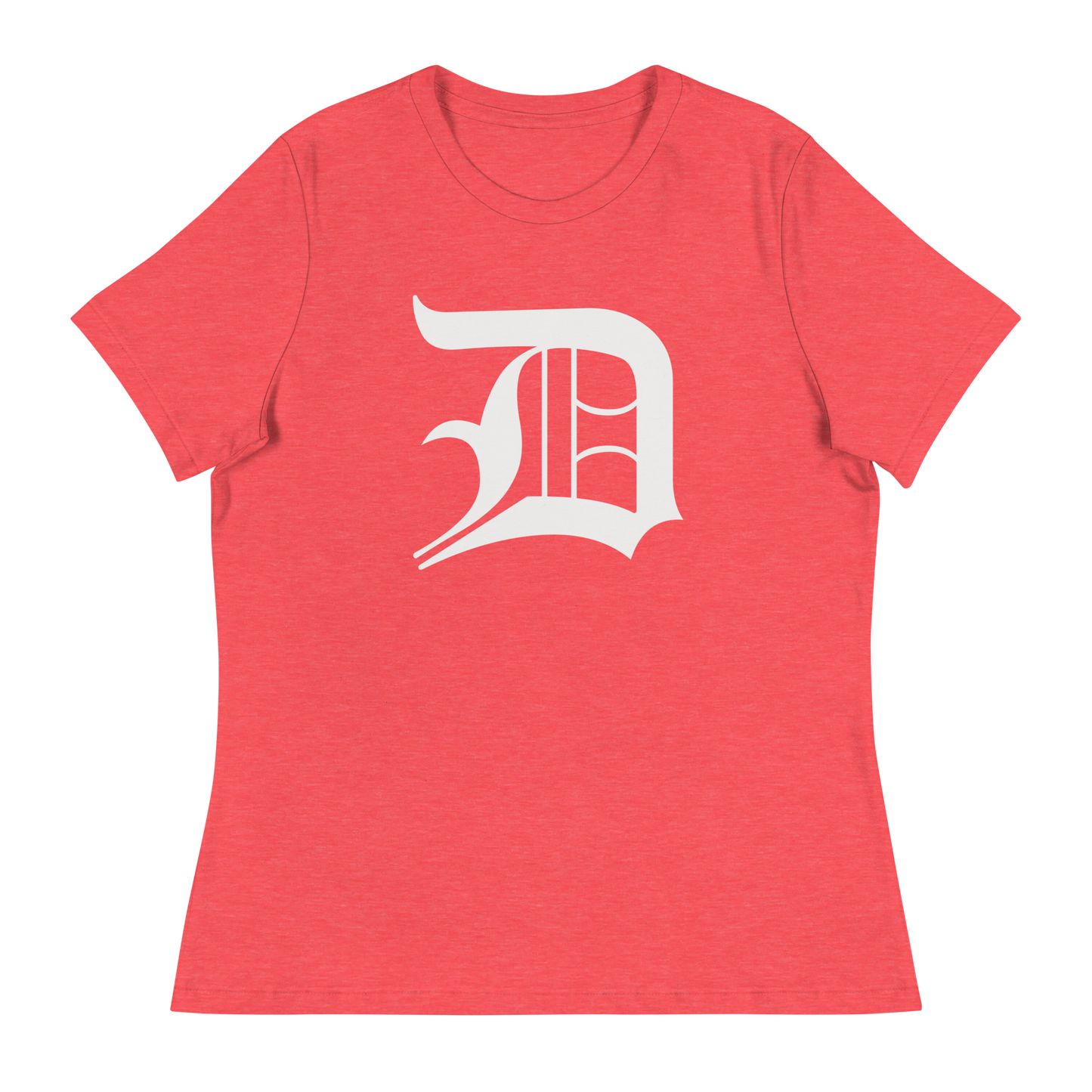 Detroit 'Old English D' T-Shirt | Women's Relaxed Fit