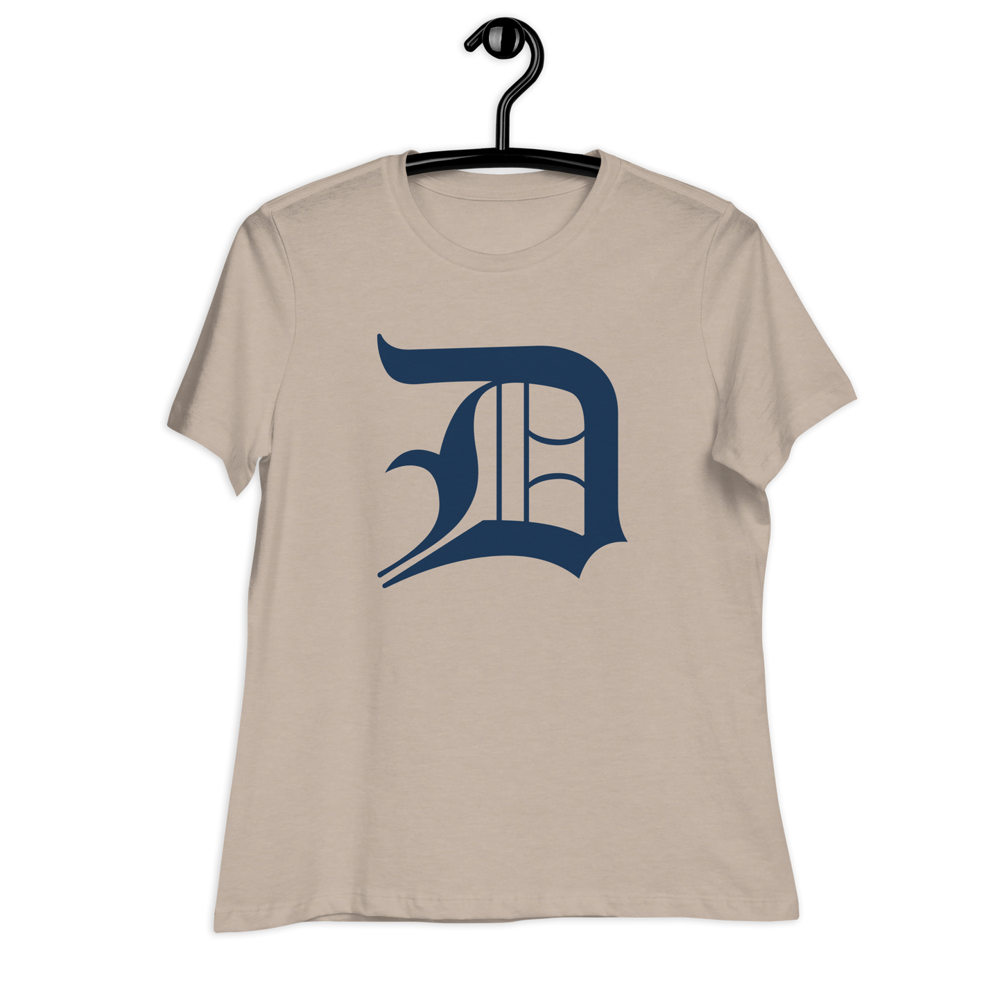 Detroit 'Old English D' T-Shirt | Women's Relaxed Fit