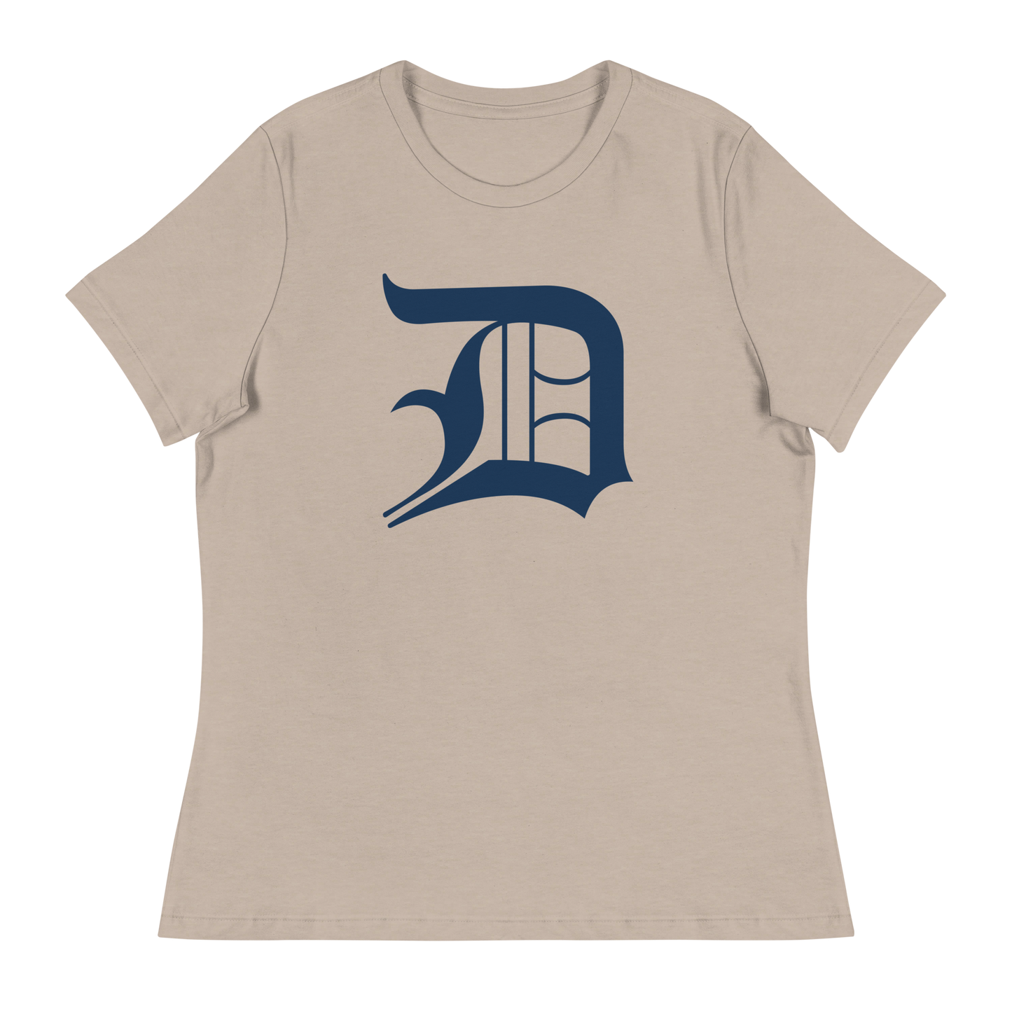 Detroit 'Old English D' T-Shirt | Women's Relaxed Fit