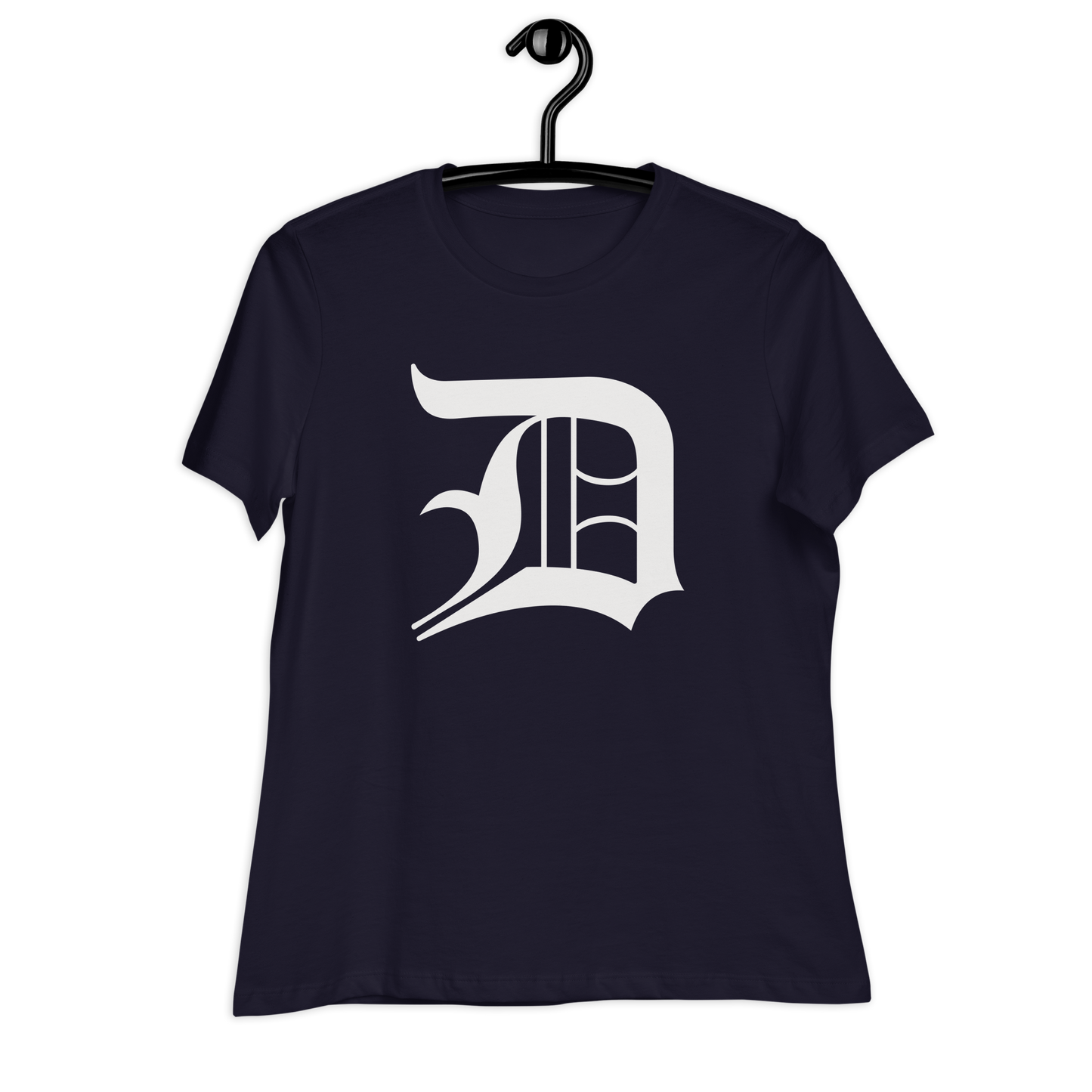 Detroit 'Old English D' T-Shirt | Women's Relaxed Fit