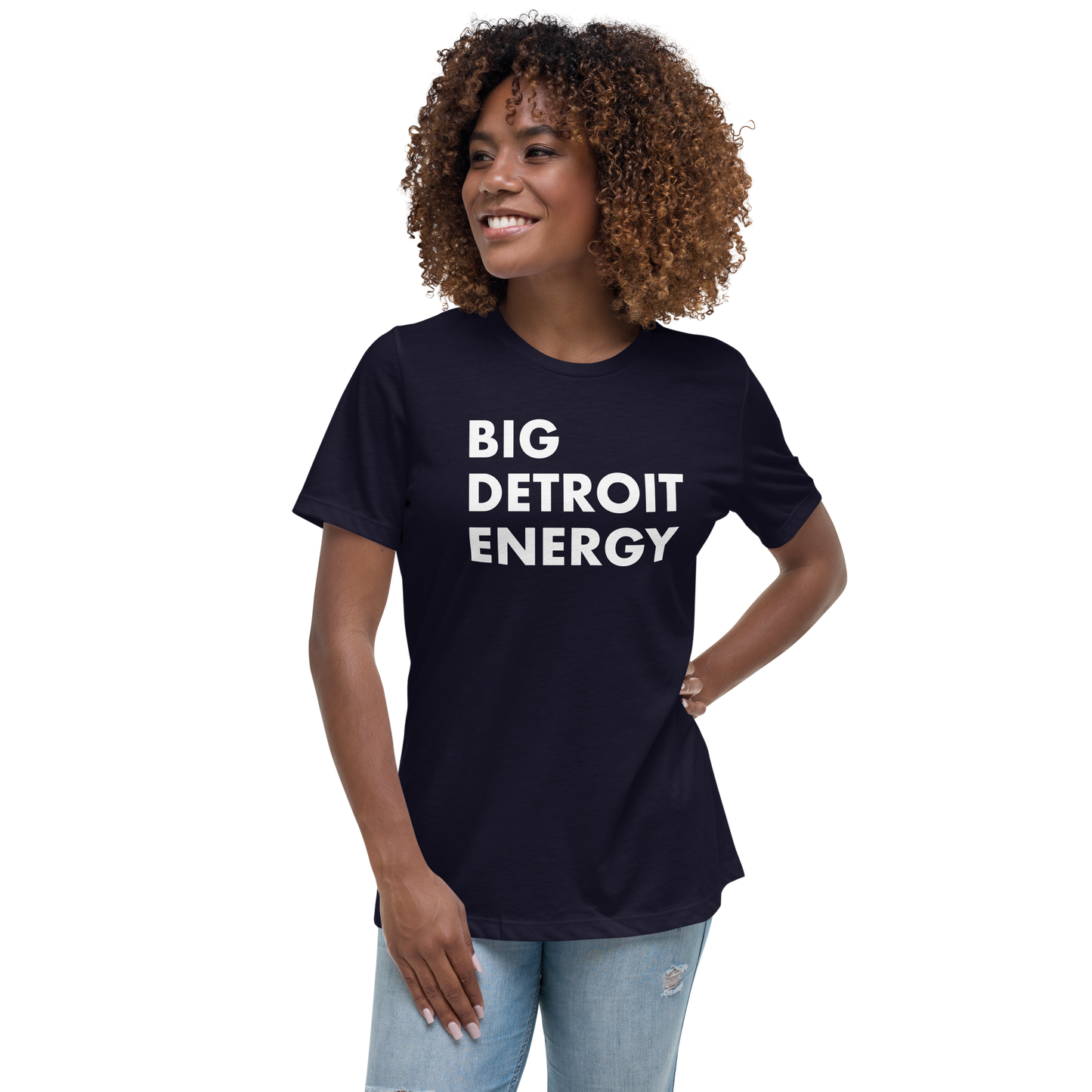 'Big Detroit Energy' T-Shirt | Women's Relaxed Fit