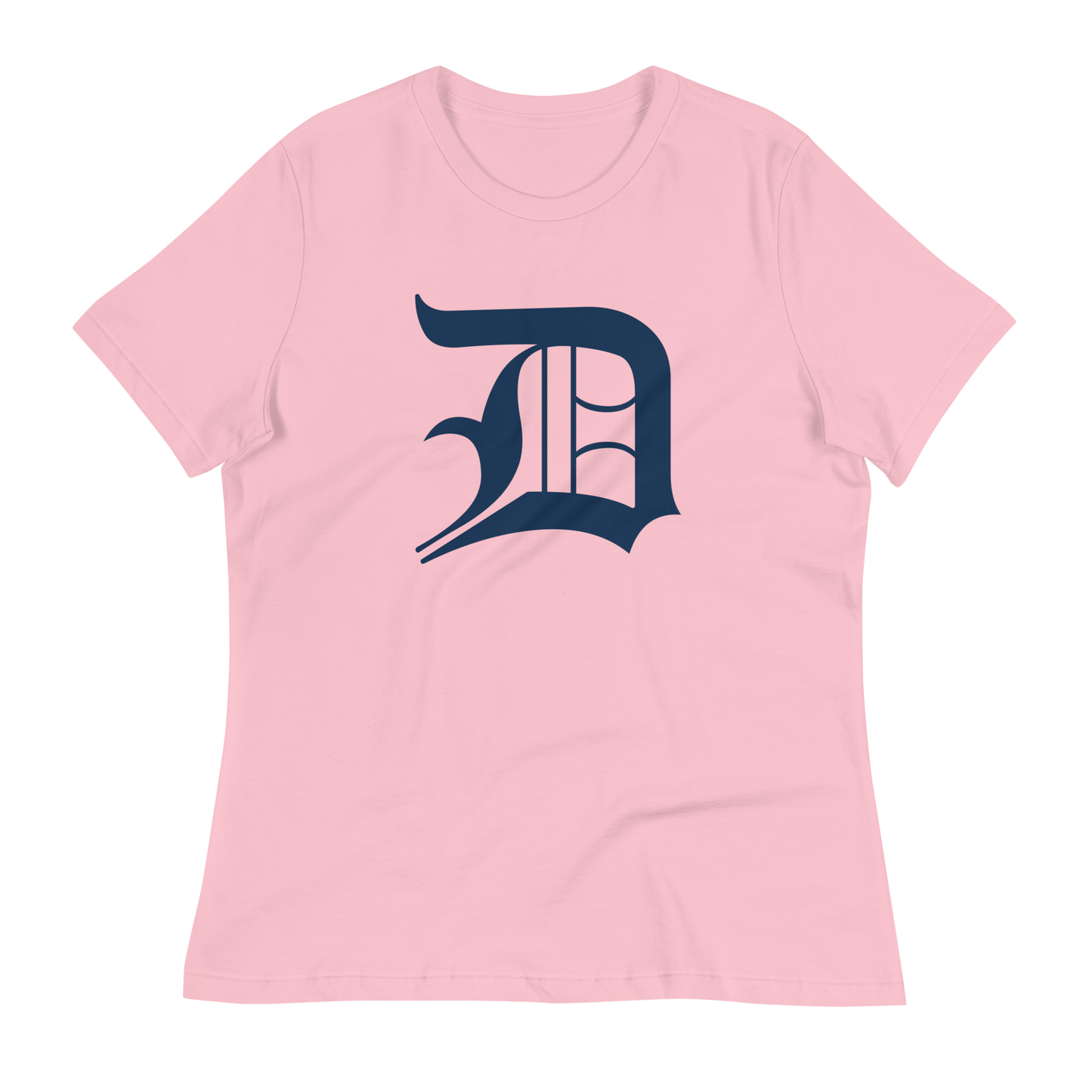 Detroit 'Old English D' T-Shirt | Women's Relaxed Fit