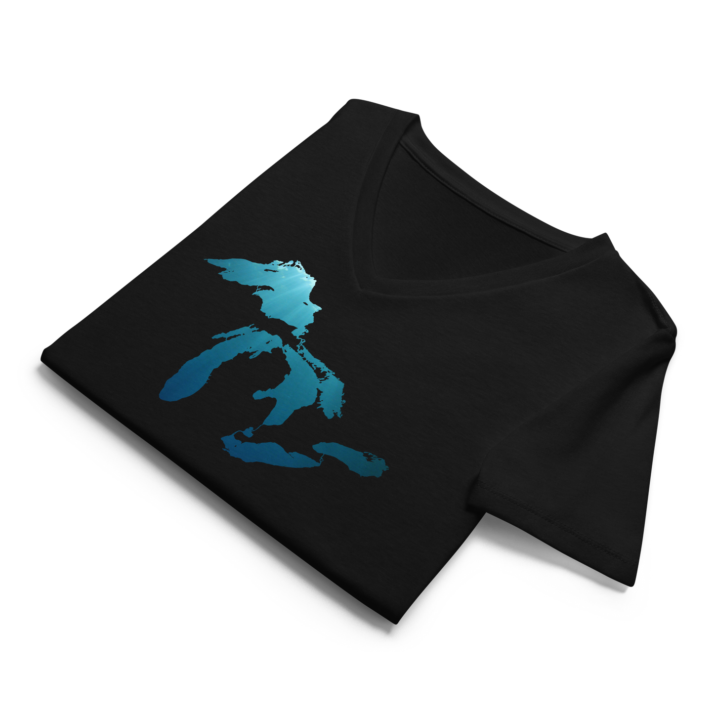 Great Lakes V-Neck T-Shirt | Women's  - Underwater Edition