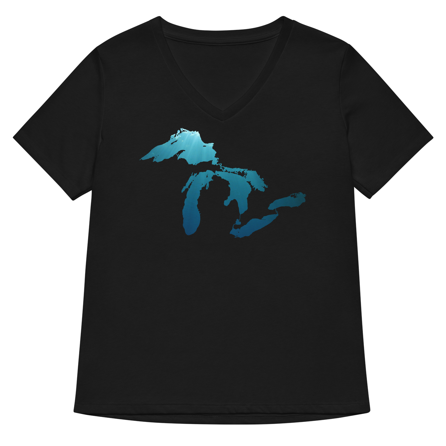 Great Lakes V-Neck T-Shirt | Women's  - Underwater Edition