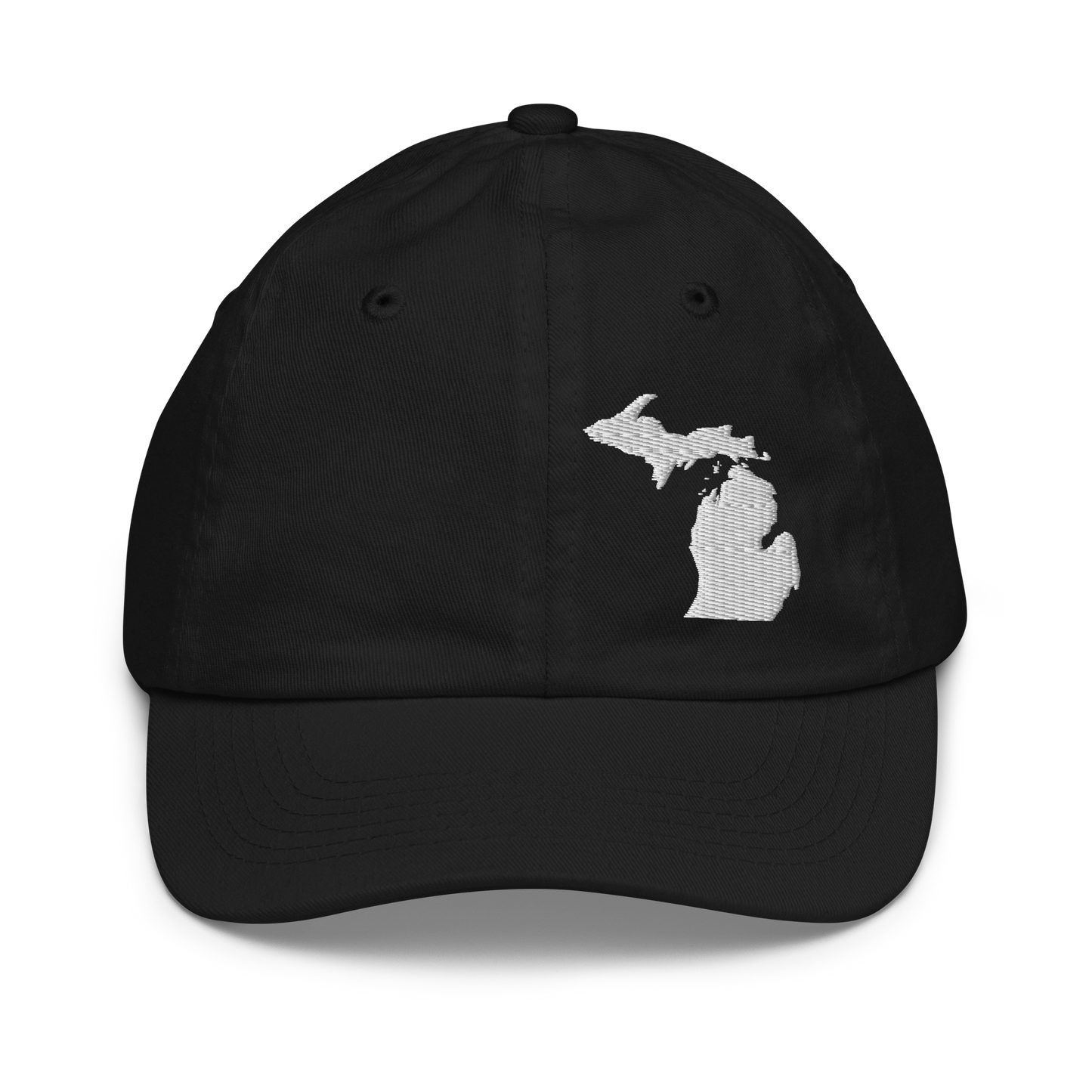 Michigan Youth Baseball Cap | White Outline